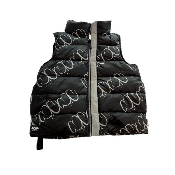 Nununu Bubbly Down Vest in Black - Picture 1 of 3